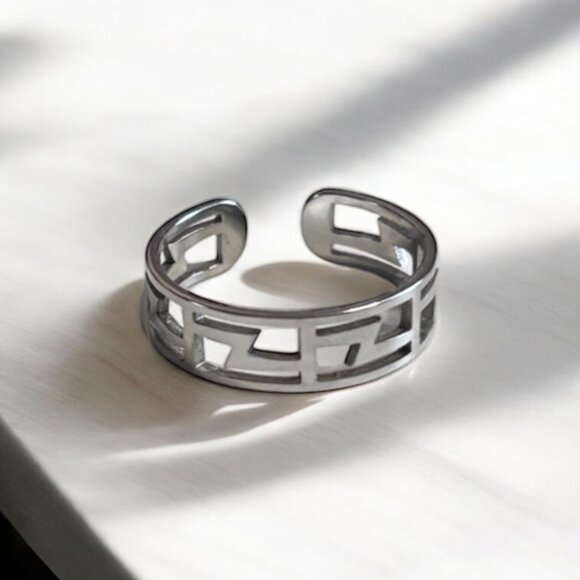 Ring & Cuff Bangle Set - Picture 3 of 6